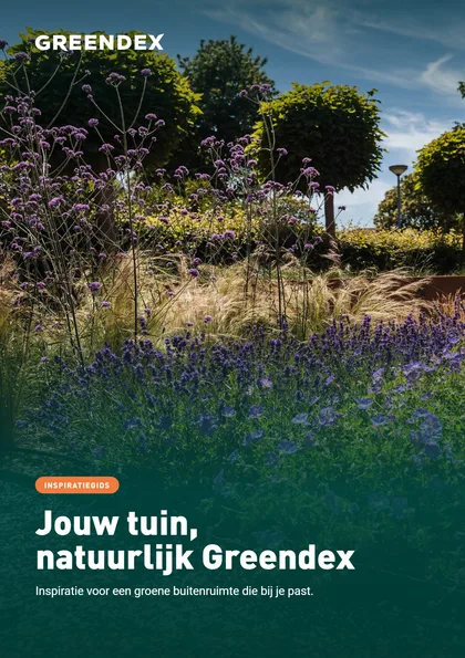 Voorkant van de inspiratiegids Jouw tuin, natuurlijk Greendex